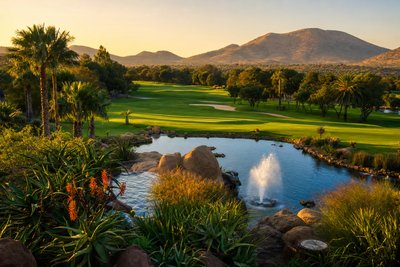 Gary Player Country Club in Sun City — berühmter Parkland-Kurs